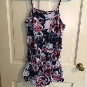Small Flower Print Romper